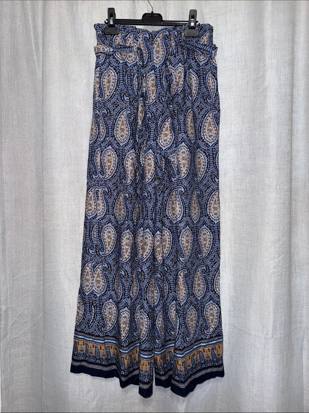 Tommy Hilfiger Paisley Light Weight Flowy Wide-Leg Extra Small Pants